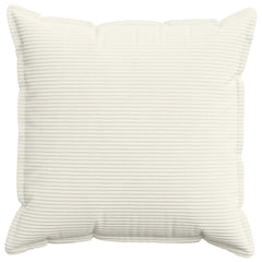 vidaXL Cushion Cover 2 pcs HOUTEN Cream 80 x 80 cm Corduroy 2