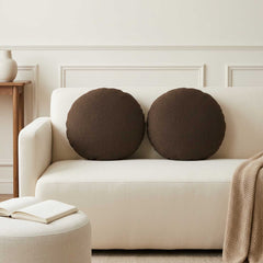 vidaXL Cushion with Pillow HEERLEN 6 pcs Brown Fabric 1
