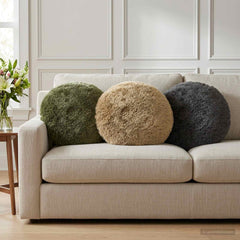 vidaXL Cushion with Pillow HEERLEN 2 pcs Light Grey PV Fleece 1