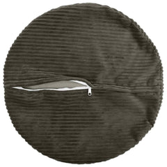 vidaXL Cushion Cover 6 pcs HEERLEN Anthracite Ø 50 cm Corduroy 3