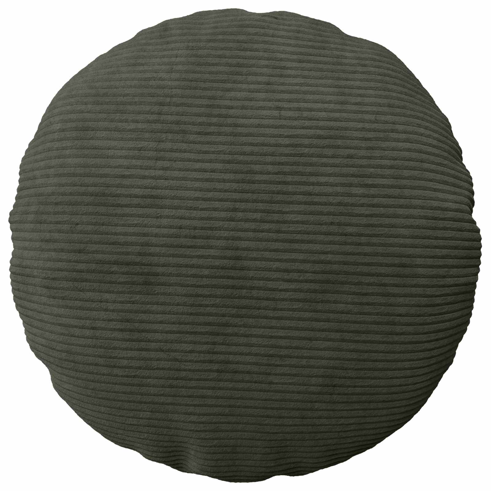 vidaXL Cushion Cover 6 pcs HEERLEN Anthracite Ø 50 cm Corduroy 2