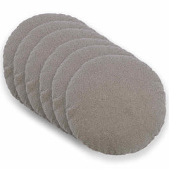 vidaXL Cushion Cover 6 pcs HEERLEN Light Grey Ø 50 cm Bouclé 1