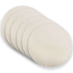 vidaXL Cushion Cover 6 pcs HEERLEN Cream Ø 50 cm Bouclé 1