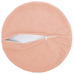 vidaXL Cushion Cover 6 pcs HEERLEN Pink Ø 50 cm Bouclé 3