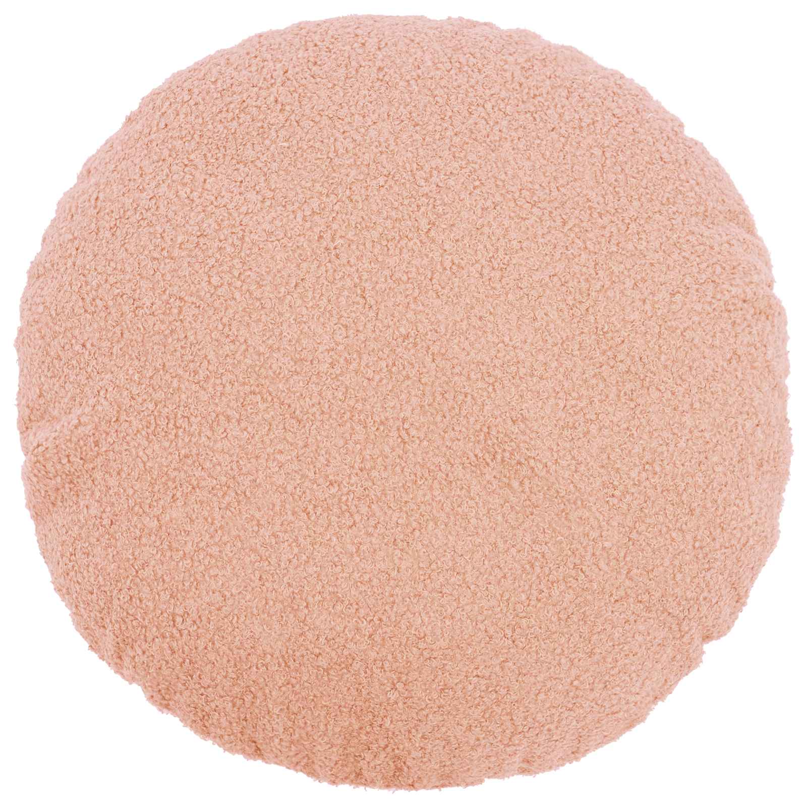 vidaXL Cushion Cover 6 pcs HEERLEN Pink Ø 50 cm Bouclé 2