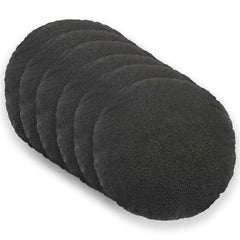 vidaXL Cushion Cover 6 pcs HEERLEN Dark Grey Ø 50 cm Bouclé 1