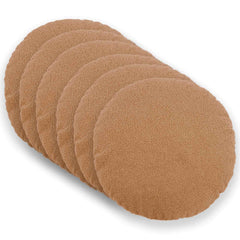 vidaXL Cushion Cover 6 pcs HEERLEN Beige Ø 50 cm Bouclé 1