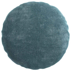vidaXL Cushion Cover 6 pcs HEERLEN Blue Ø 50 cm Chenille Fabric 4