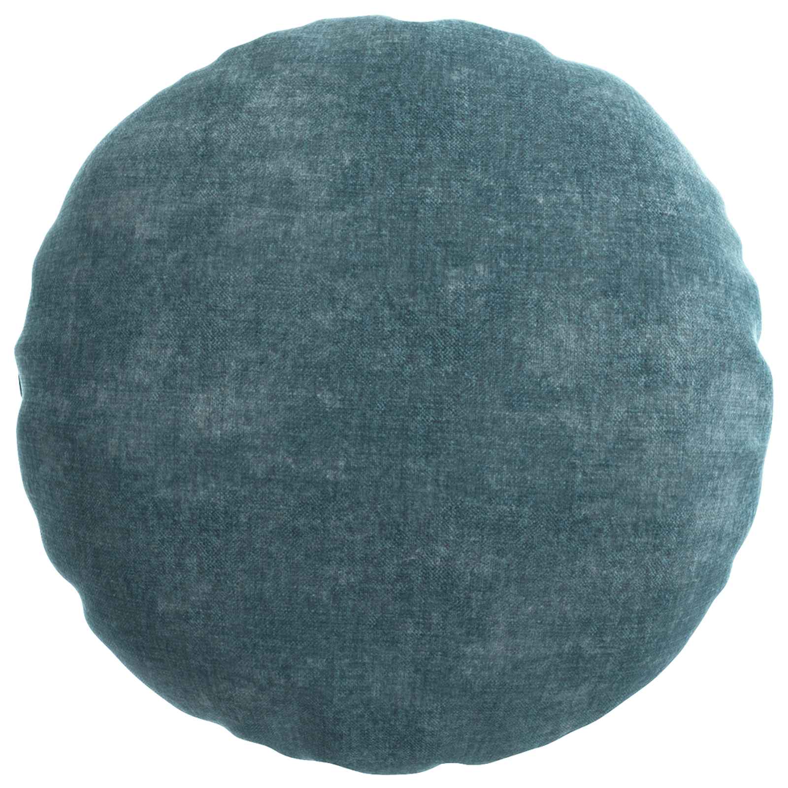 vidaXL Cushion Cover 6 pcs HEERLEN Blue Ø 50 cm Chenille Fabric 3