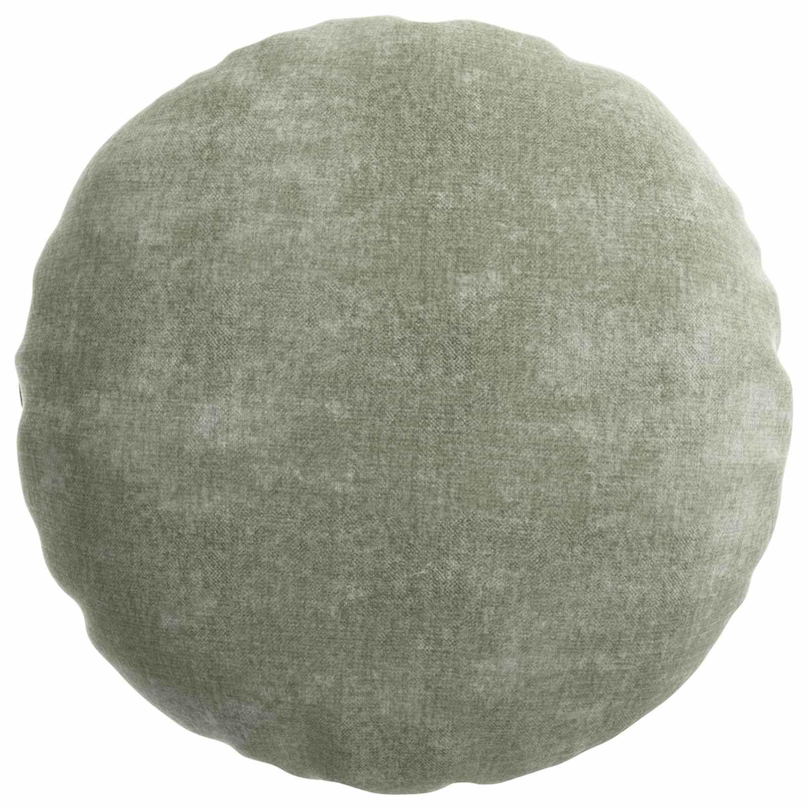 vidaXL Cushion Cover 6 pcs HEERLEN Green Ø 50 cm Chenille Fabric 3