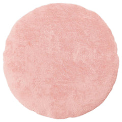 vidaXL Cushion Cover 6 pcs HEERLEN Pink Ø 60 cm Faux Rabbit Fur 3