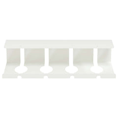 vidaXL Under Desk Cable Management Tray 2 pcs White 43 x 12 x 10 cm 5