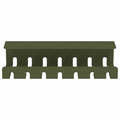 vidaXL Under Desk Cable Management Tray 2 pcs Olive Green 5