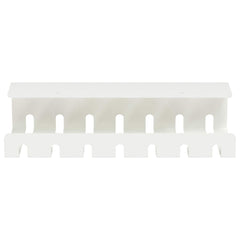 vidaXL Under Desk Cable Management Tray 2 pcs White 43 x 10 x 10 cm 5