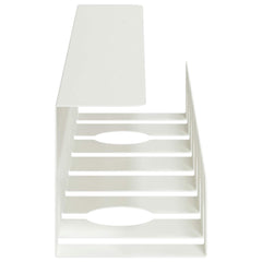 vidaXL Under Desk Cable Management Tray 2 pcs White 43 x 10 x 10 cm 6