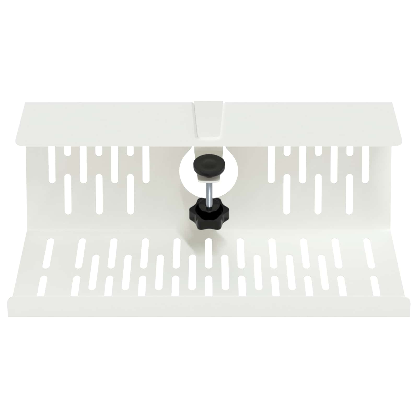 vidaXL Under Desk Cable Management Tray 2 pcs White 35 x 12 x 13 cm 5