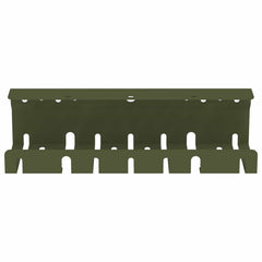 vidaXL Under Desk Cable Management Tray 2 pcs Olive Green 5