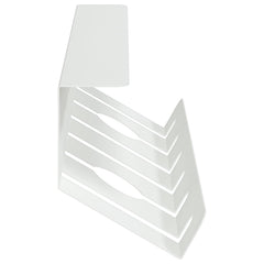 vidaXL Under Desk Cable Management Tray 2 pcs White 6