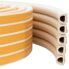 vidaXL Self-Adhesive Window Seal White 14 x 12 mm 50 m EPDM Foam 1
