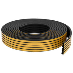 vidaXL Self-Adhesive Window Seal Black 14 x 12 mm 100 m EPDM Foam 2