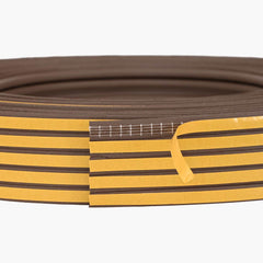 vidaXL Self-Adhesive Window Seal Brown 14 x 12 mm 50 m EPDM Foam 5
