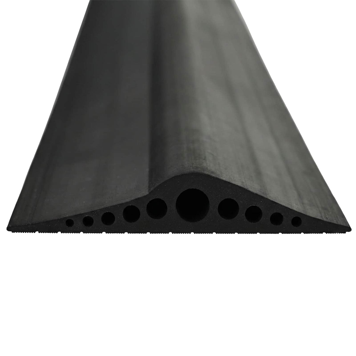 Garage Floor Seal Black 155 x 28 mm EPDM Rubber Arched (28 x 155 mm) 2.5 m