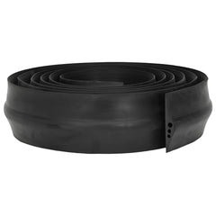 vidaXL Garage Floor Seal Black 75 x 12 mm 10 m EPDM Rubber 2