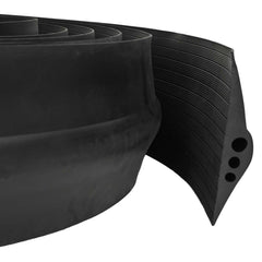 vidaXL Garage Floor Seal Black 74 x 20 mm 5.5 m EPDM Rubber 1