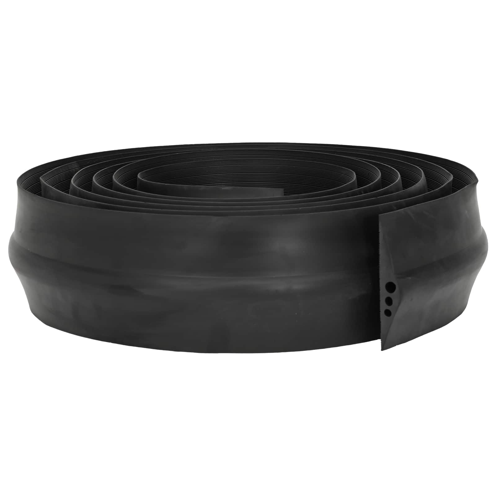 vidaXL Garage Floor Seal Black 74 x 20 mm 5.5 m EPDM Rubber 2