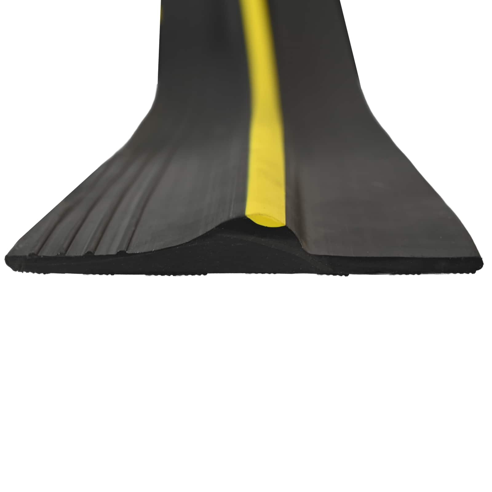 vidaXL Garage Floor Seal Black and Yellow 12 x 90 mm 5 m PVC 3