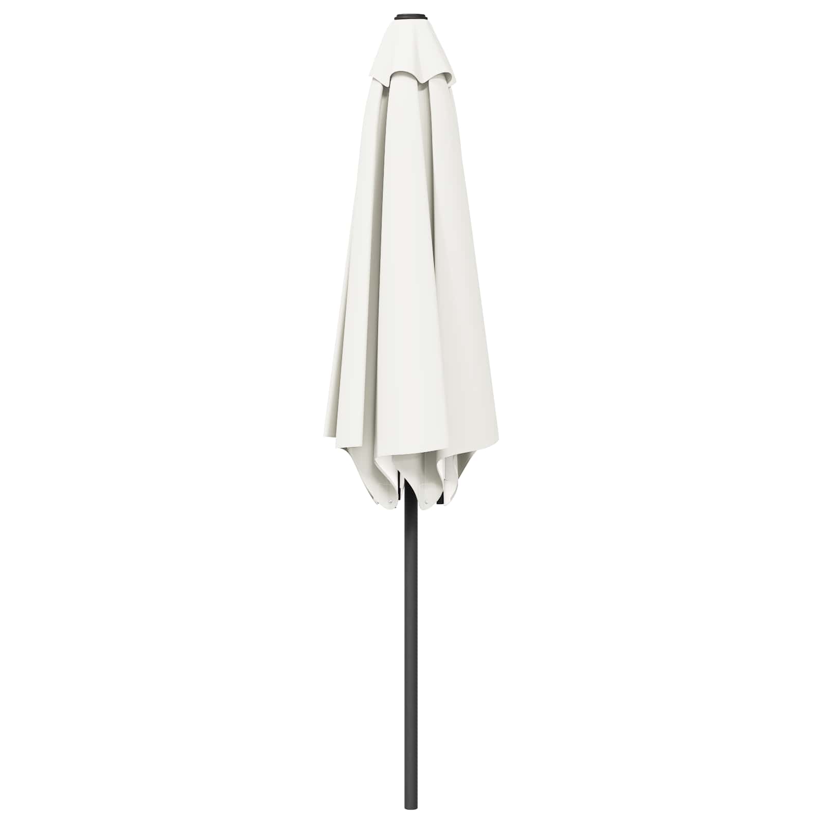 vidaXL Garden Parasol 230 x 230 cm Polyester Rectangular Cream 3