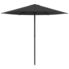 vidaXL Garden Parasol 230 x 230 cm Polyester Rectangular Anthracite 2