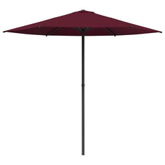 vidaXL Garden Parasol 230 x 230 cm Polyester Rectangular Bordeaux Red 2