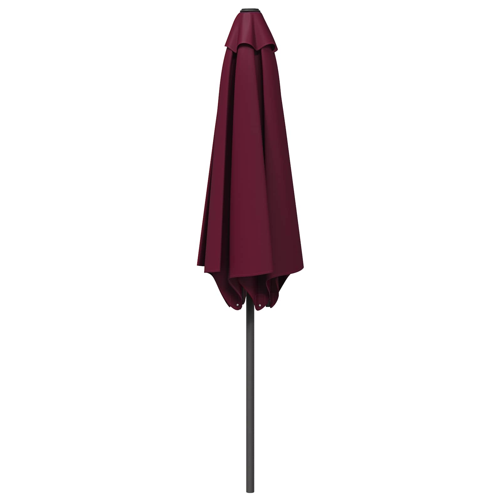 vidaXL Garden Parasol 230 x 230 cm Polyester Rectangular Bordeaux Red 3