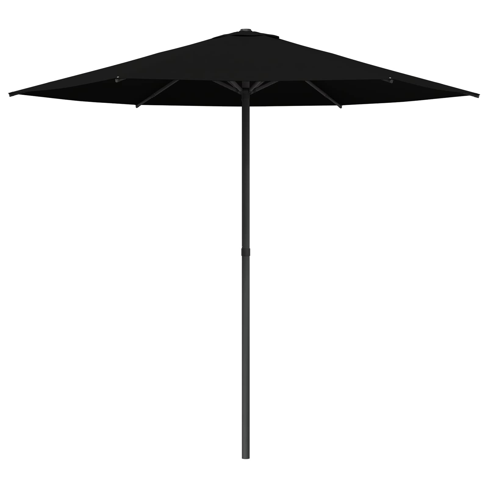 vidaXL Garden Parasol 230 x 230 cm Polyester Rectangular Black 2