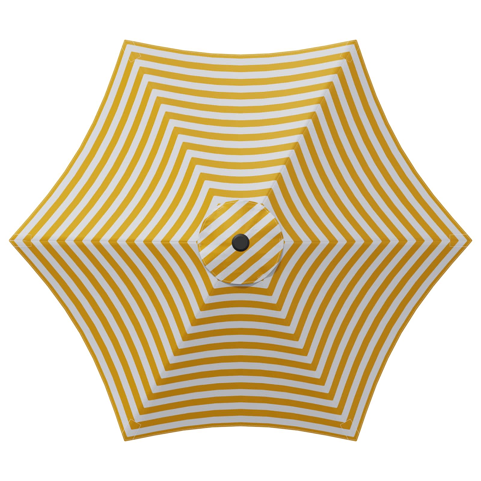 vidaXL Garden Parasol with Base 300 x 300 cm Polyester Rectangular 4