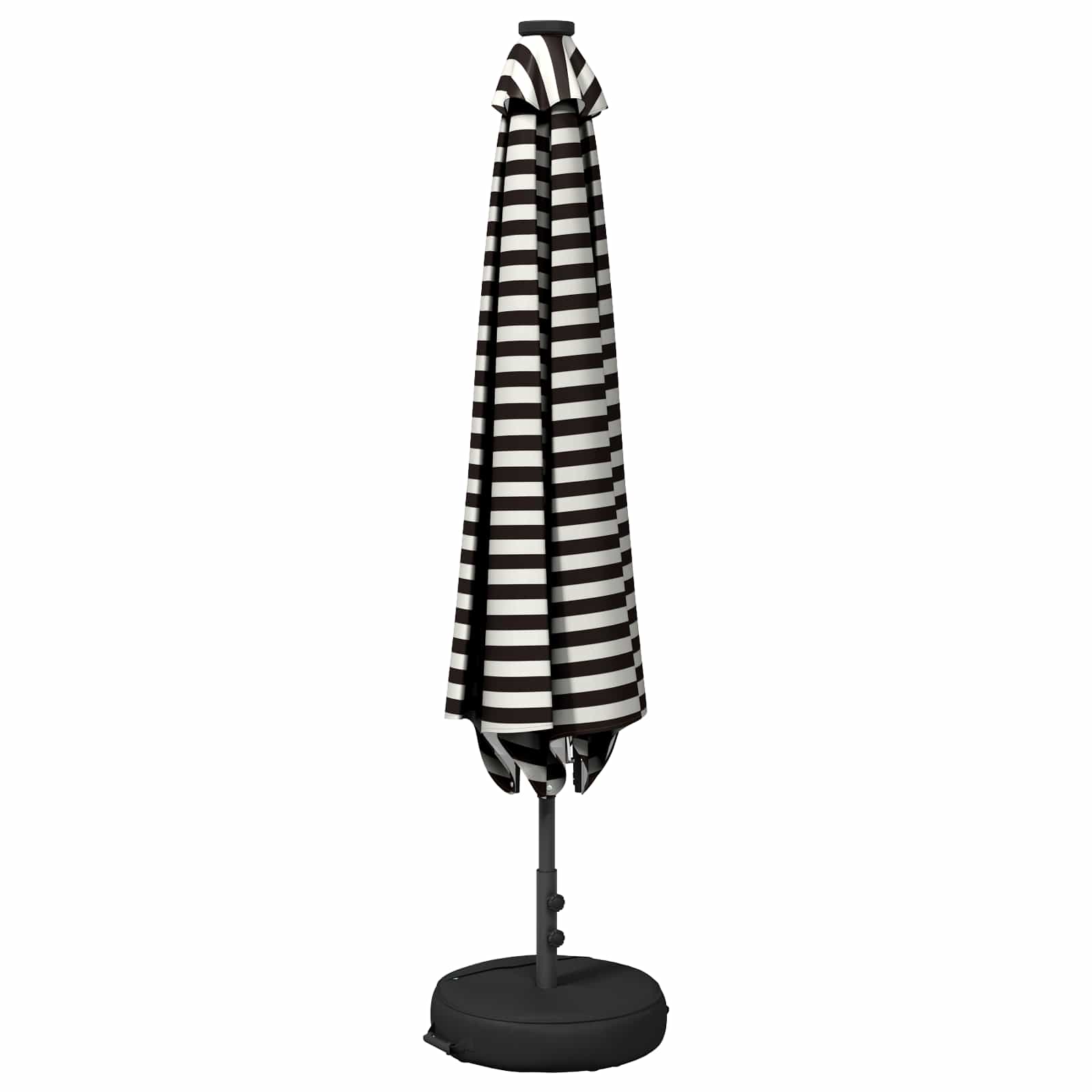 vidaXL Garden Parasol with LED Lights and Base 200 x 300 cm Polyester 3
