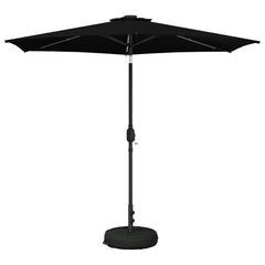 vidaXL Garden Parasol with LED Lights and Base 270 x 270 cm Polyester 2