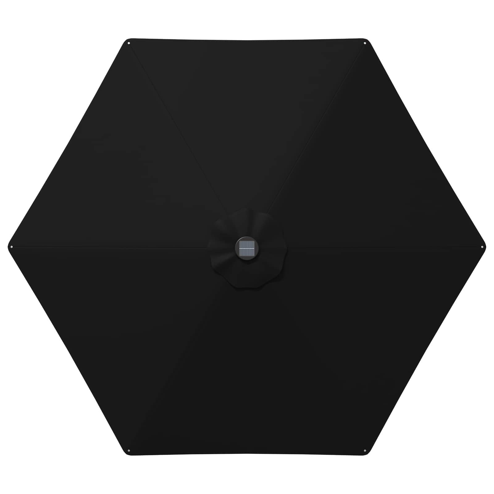 vidaXL Garden Parasol with LED Lights and Base 270 x 270 cm Polyester 5