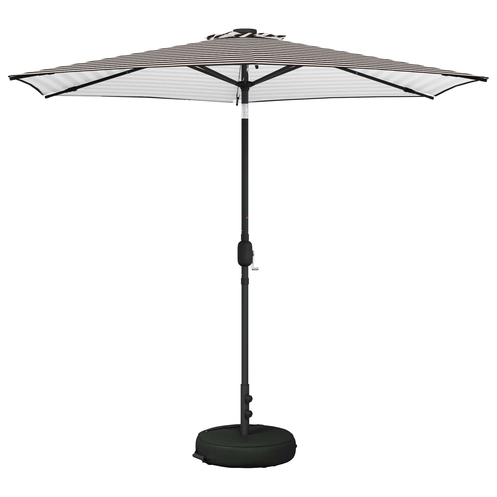 vidaXL Garden Parasol with LED Lights and Base 270 x 270 cm Polyester 2