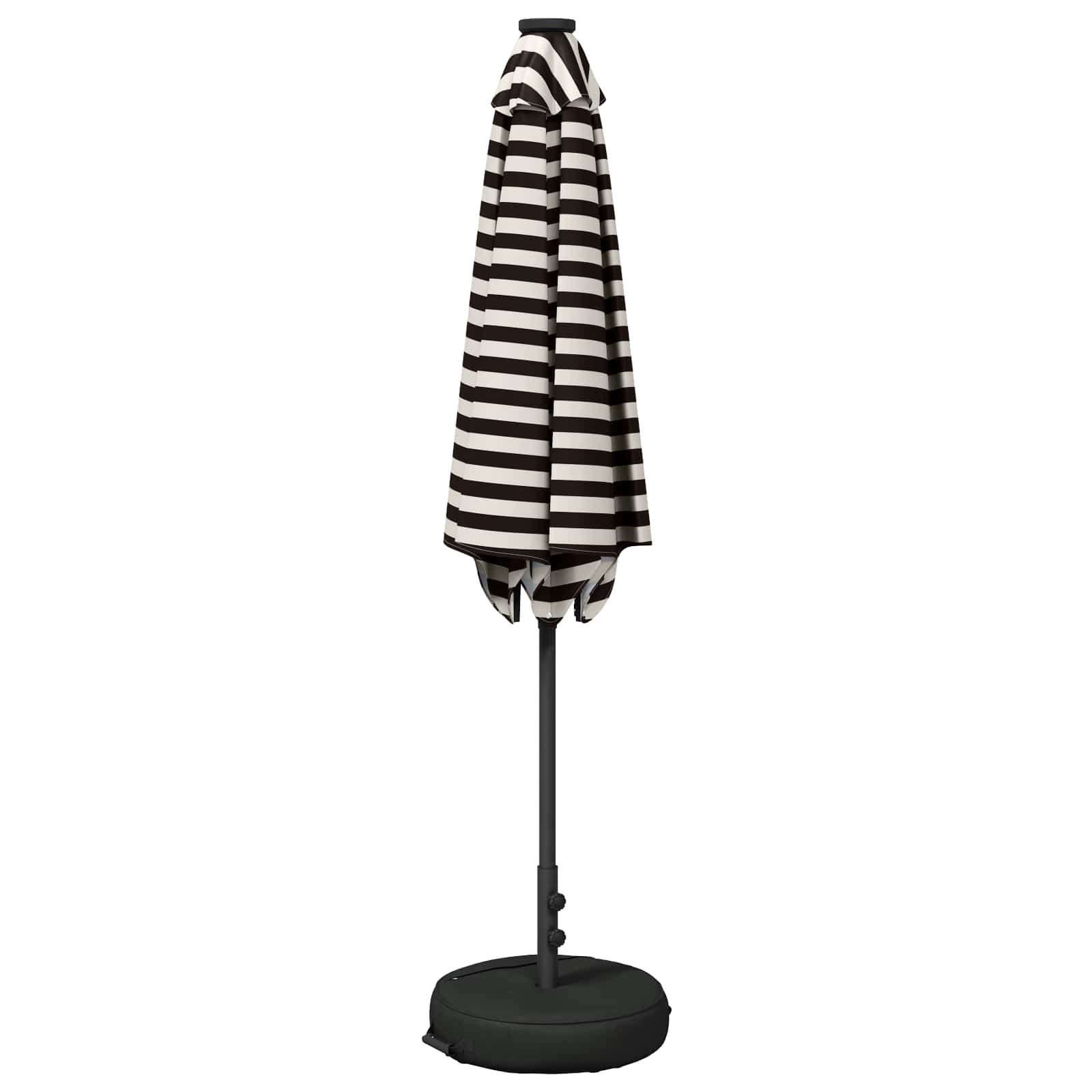 vidaXL Garden Parasol with LED Lights and Base 270 x 270 cm Polyester 3