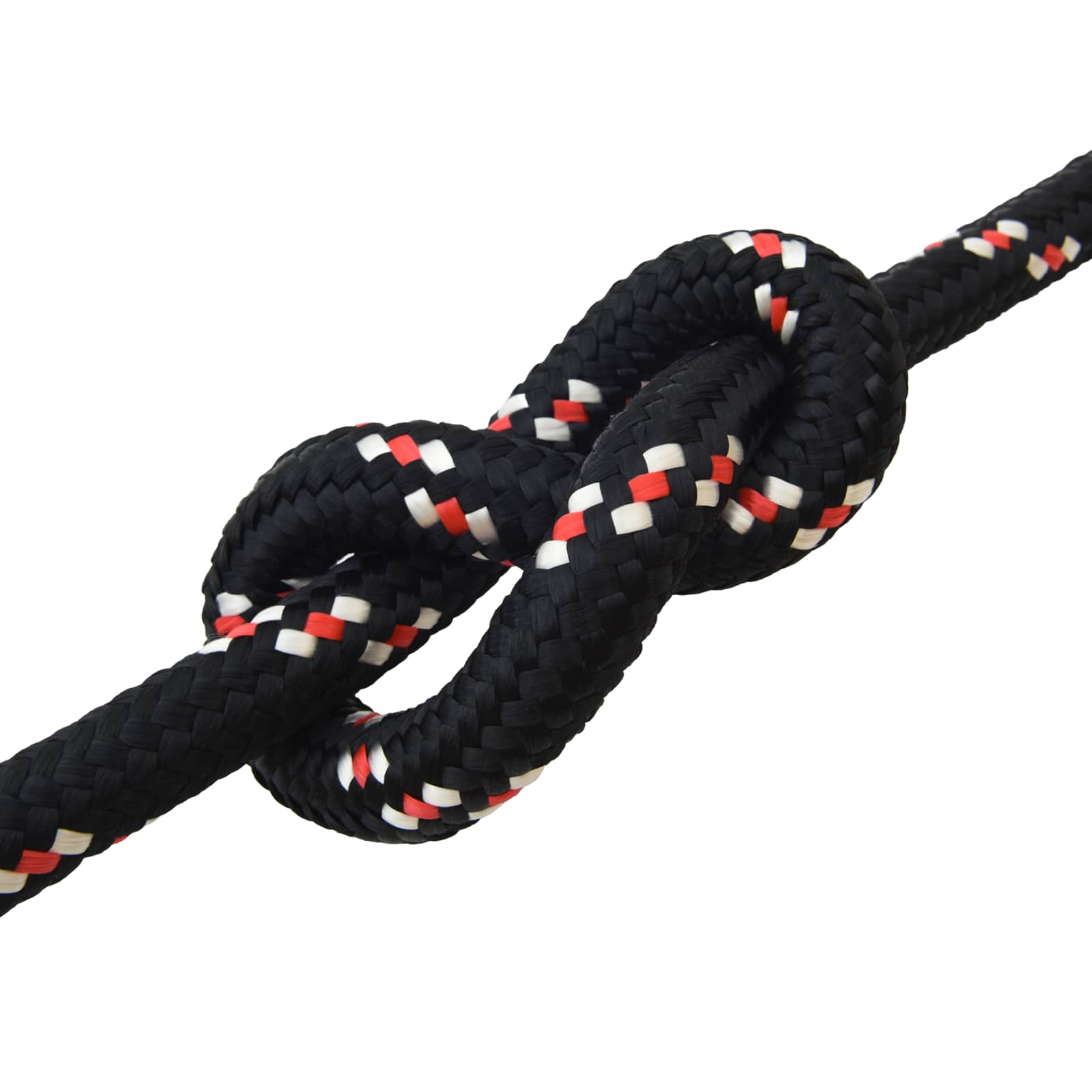 vidaXL Boat Rope 4 mm 10 m Black and Red 5