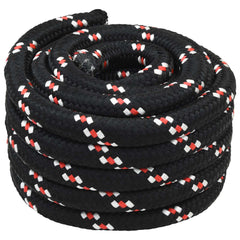 vidaXL Boat Rope 4 mm 10 m Black and Red 1