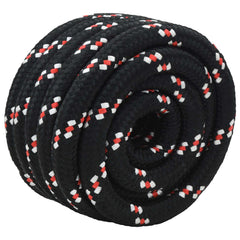 vidaXL Boat Rope 4 mm 10 m Black and Red 3