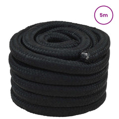 vidaXL Boat Rope 6 mm 5 m Black 2