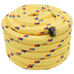 vidaXL Boat Rope 5 mm 10 m Yellow 1