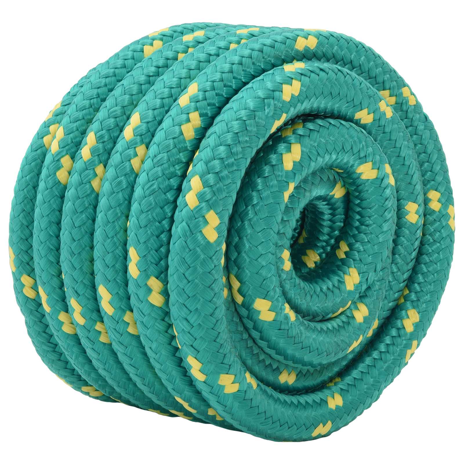 vidaXL Boat Rope 3 mm 25 m Green PP 3