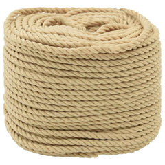 vidaXL Boat Rope 6 mm 250 m Natural 1