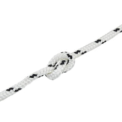 vidaXL Boat Rope 12 mm 9 m White and Black Polyester 4