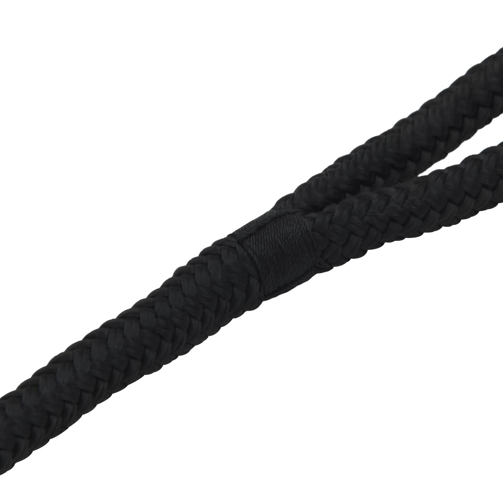 vidaXL Boat Rope 16 mm 15 m Black Polyester 5